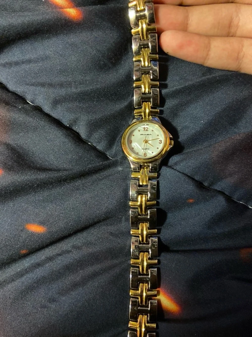 Milani Two-Tone Gold and Silver Women's Bracelet Watch